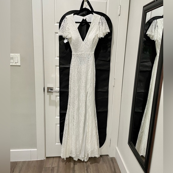 Fame and Partners Chelsey Wedding Dress from BHLDN Size 2 *NEW* - Picture 5 of 8